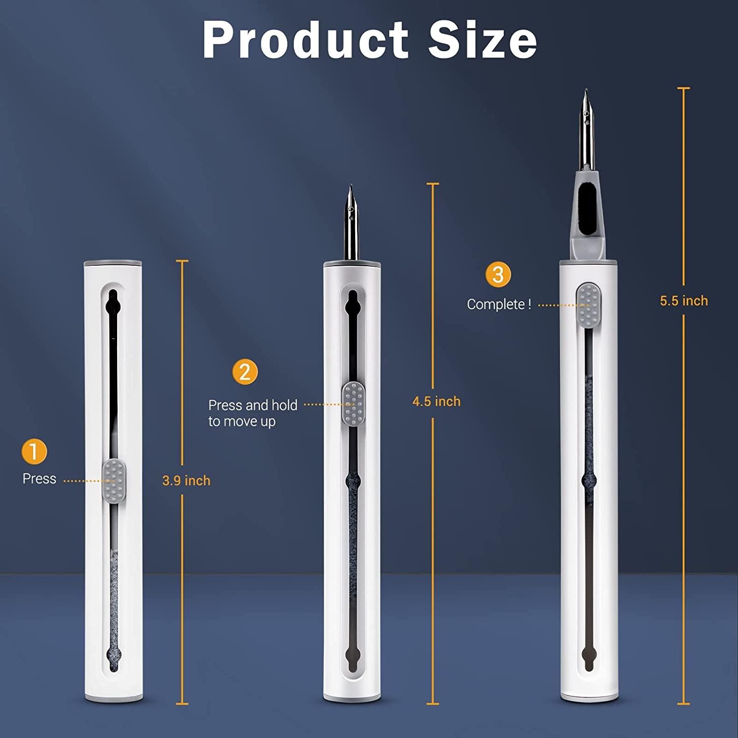 2023 Multifunctional Cleaning Kit for AirPods Pro and 1/2 with Soft Brush for Bluetooth Earphones Case (White 2.0)